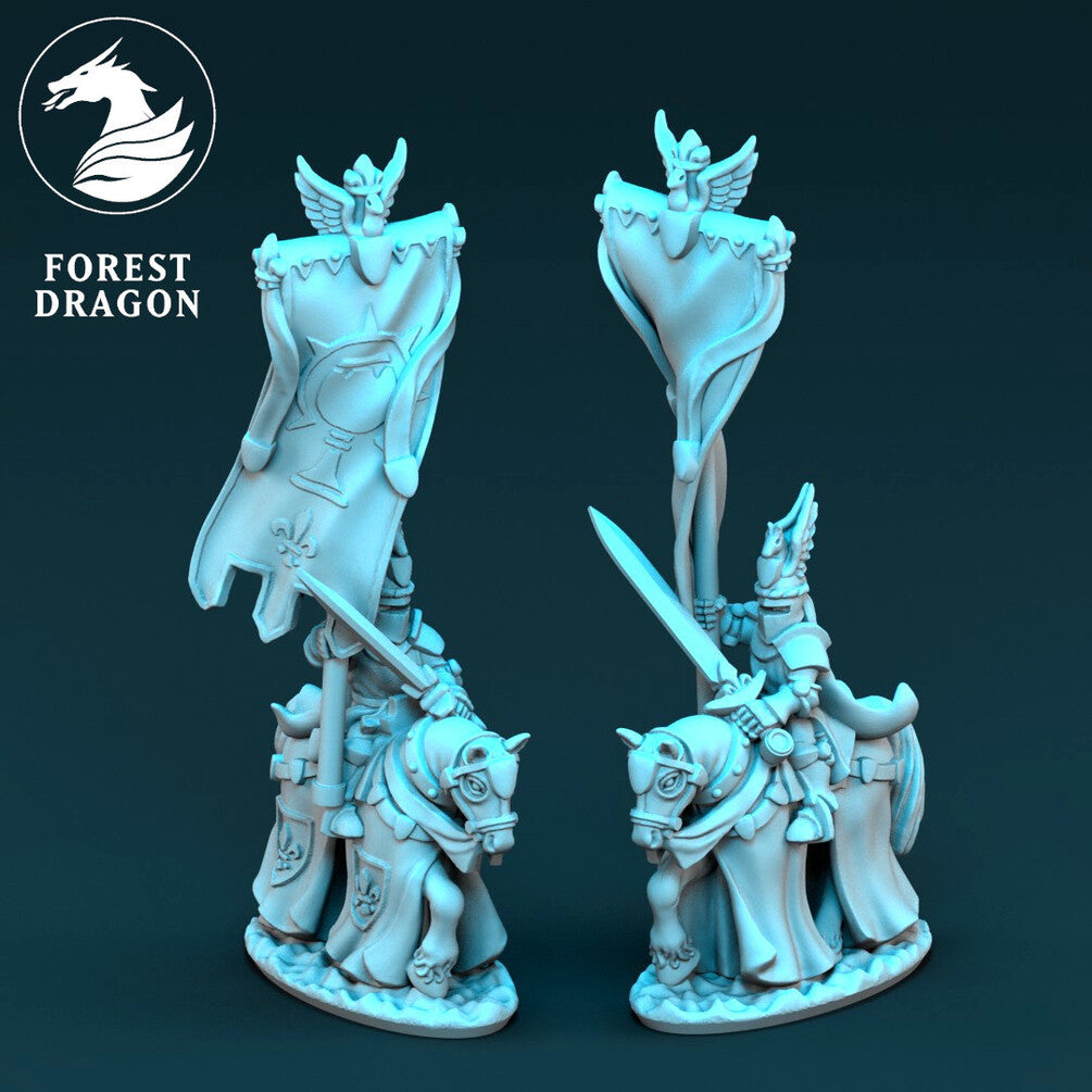 Chivalric Knights Battle Standard Bearer