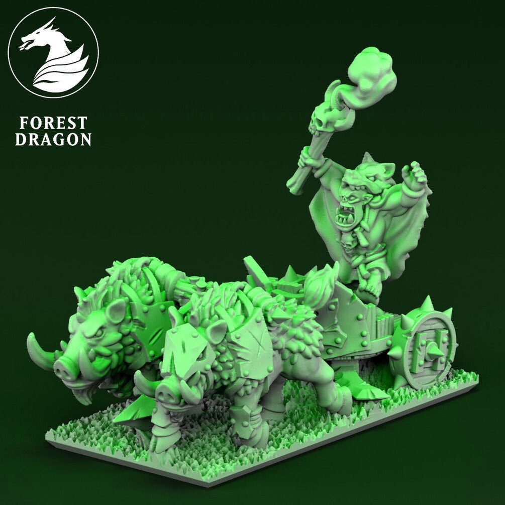 Orc Hero on Chariot