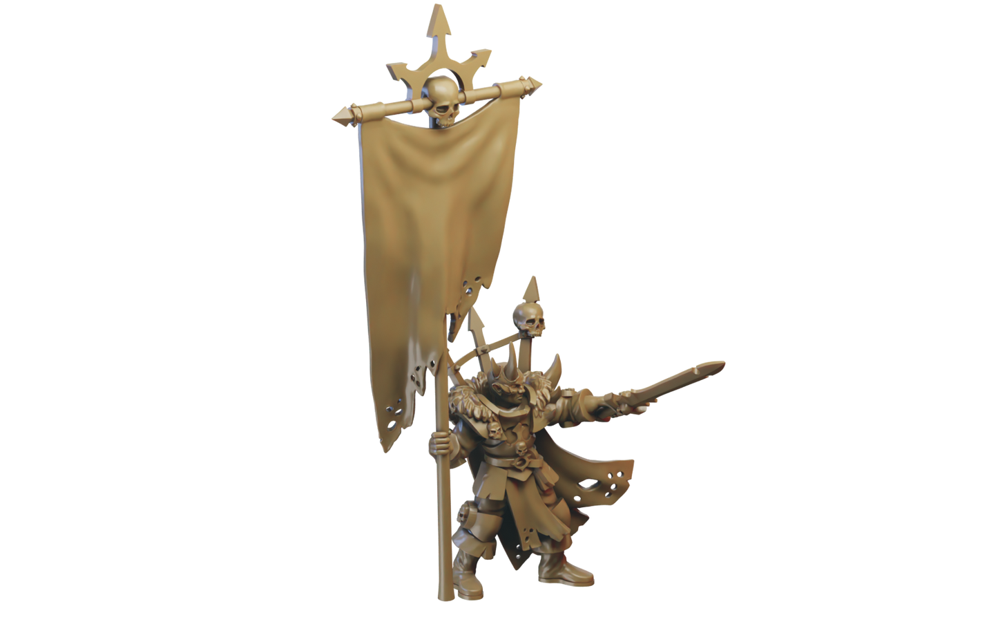 Lord on Foot - Battle Standard Bearer