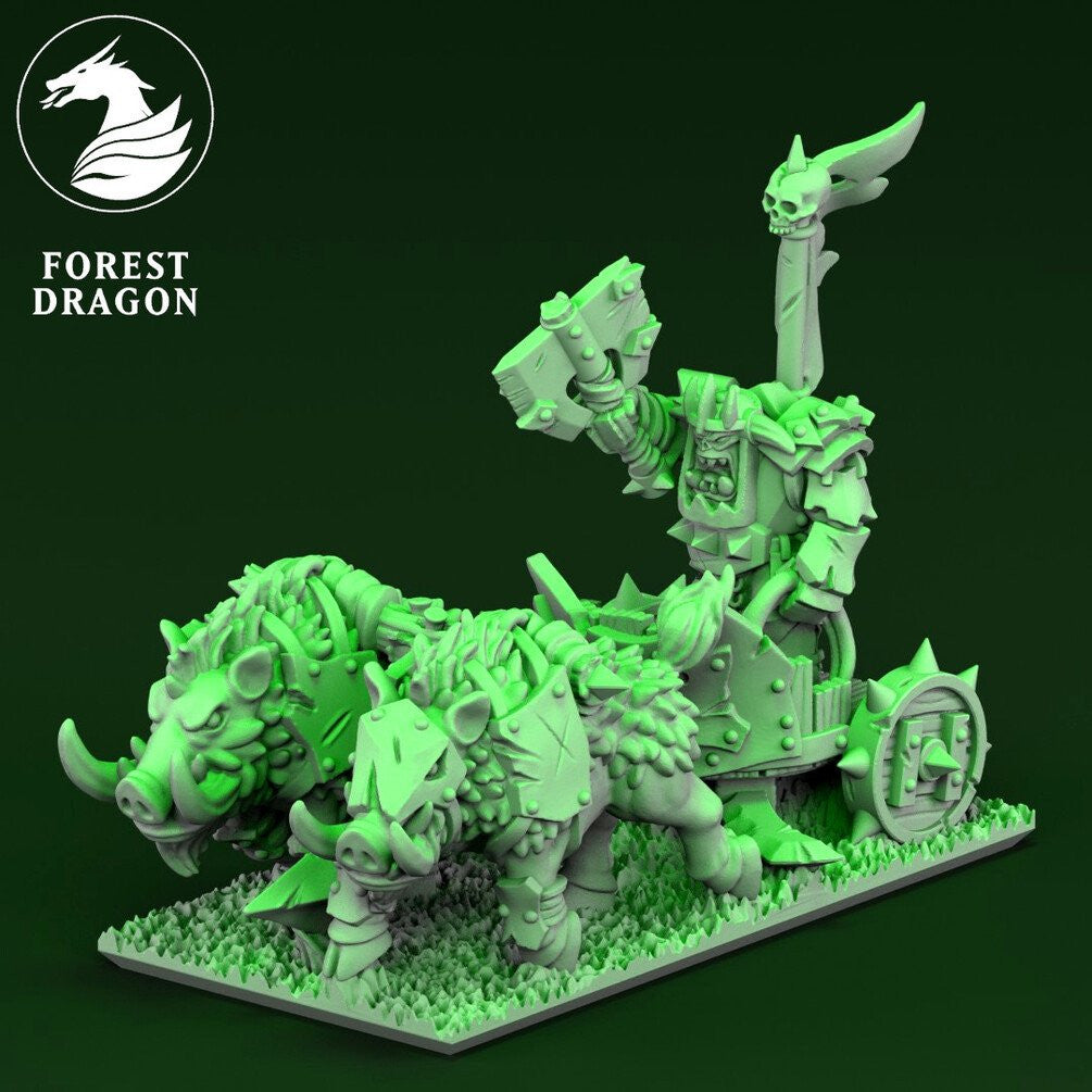 Orc Hero on Chariot