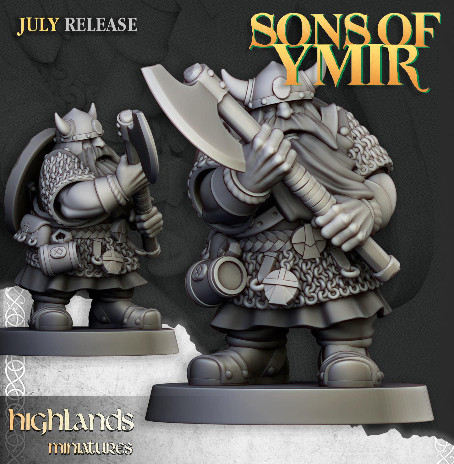 Dwarf Warriors with Two Handed Weapons