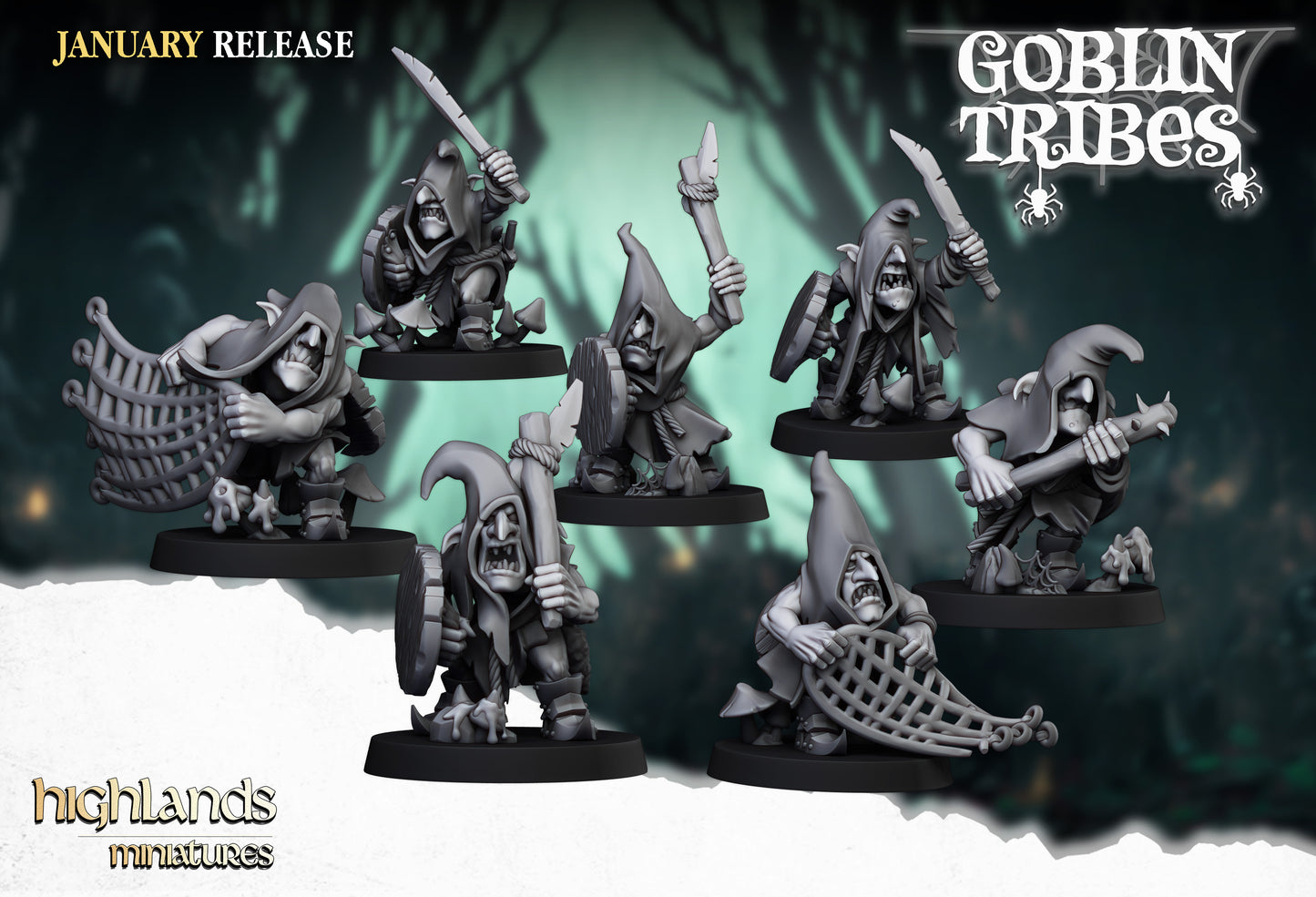 Swamp Goblins with Pikes/Hand Weapons
