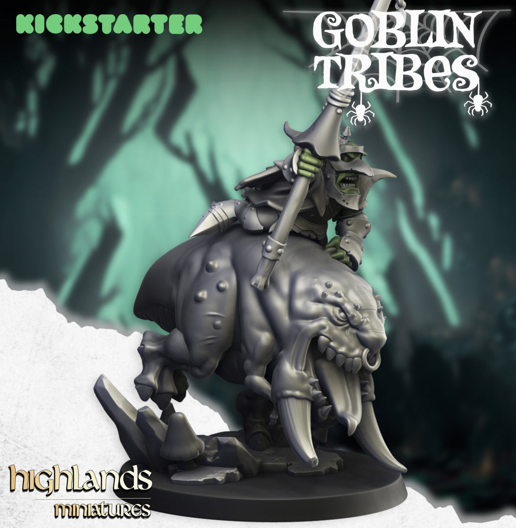Swamp Goblin Big Boss on Feral Monster