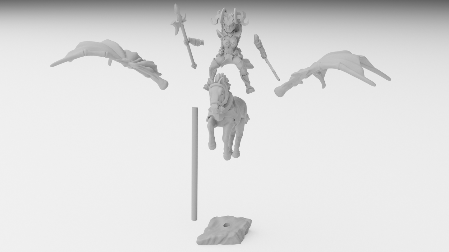 Sorceress Queen on Pegasus