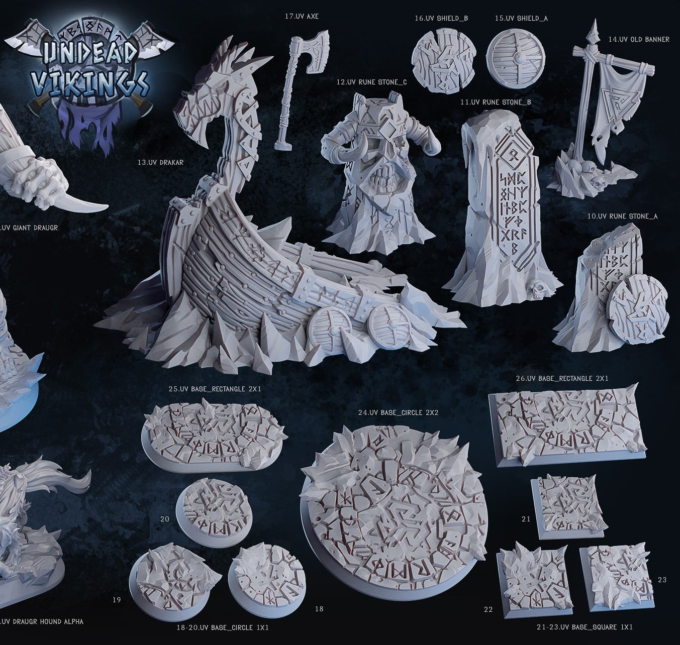 Undead Vikings Full Set