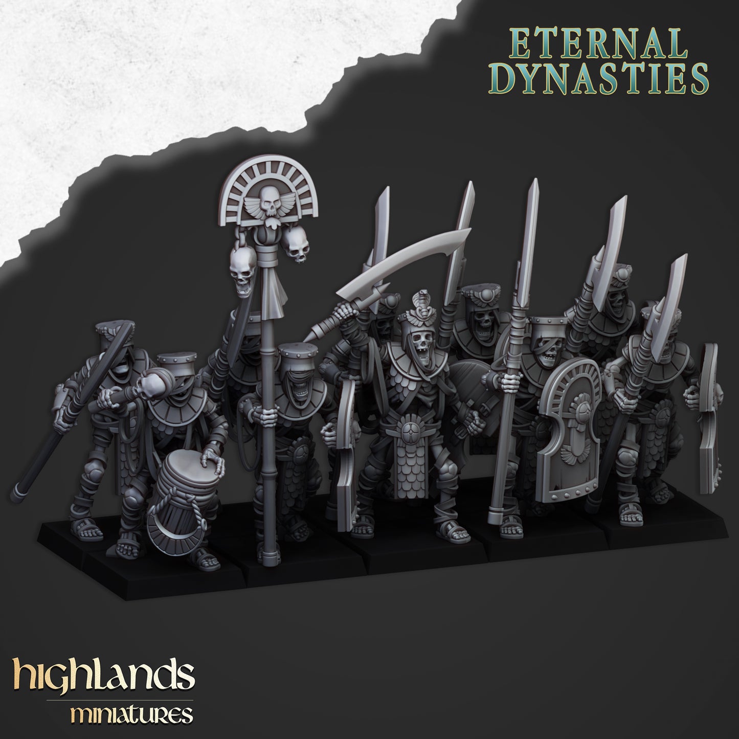 Ancient Guard With Halberds