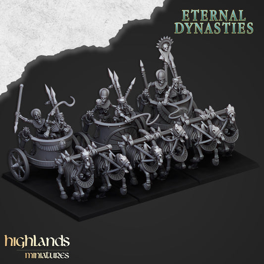 Ancient Skeleton Chariots [3 Models]