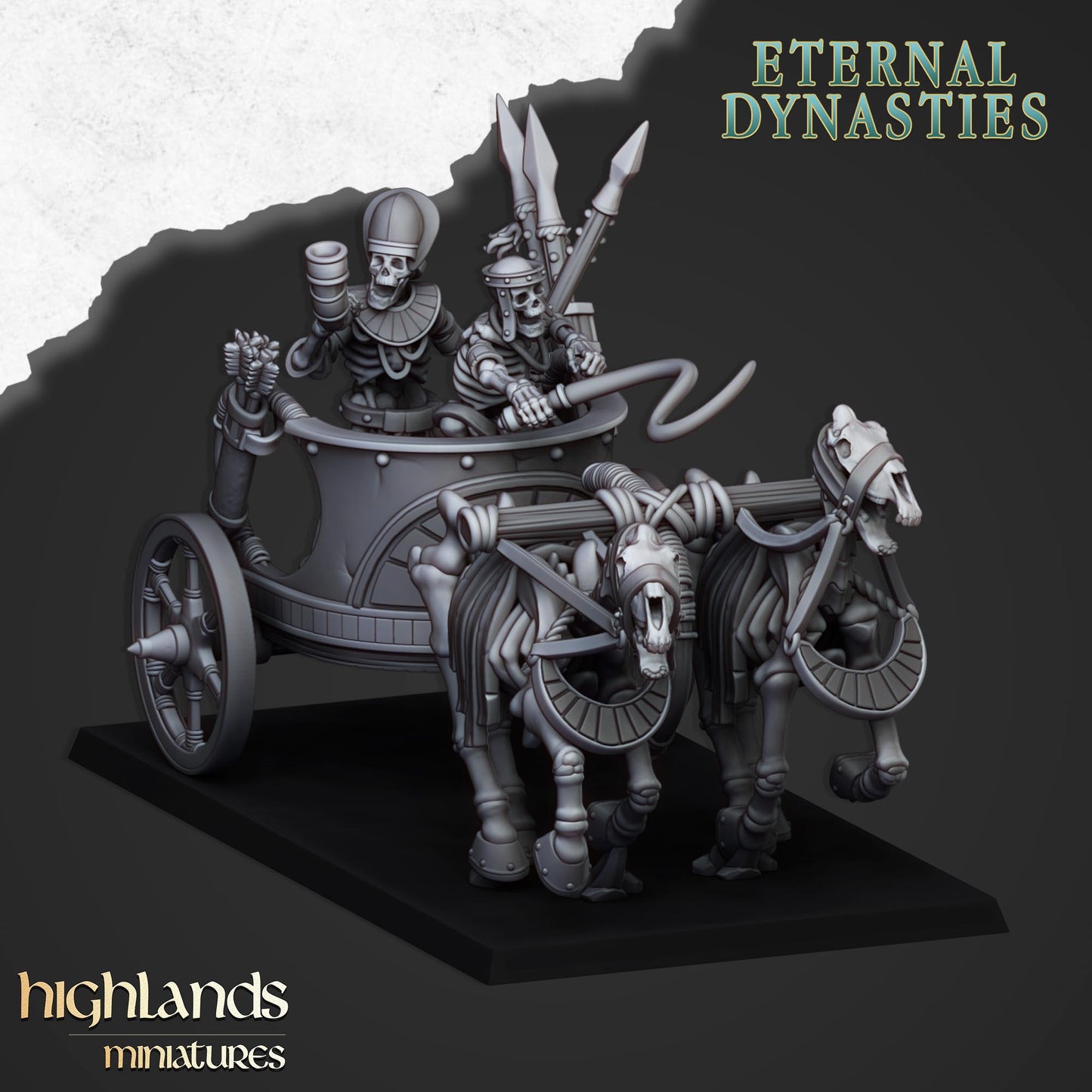 Ancient Skeleton Chariots [3 Models]