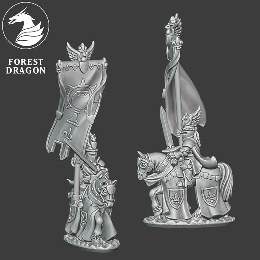 Chivalric Knights Battle Standard Bearer