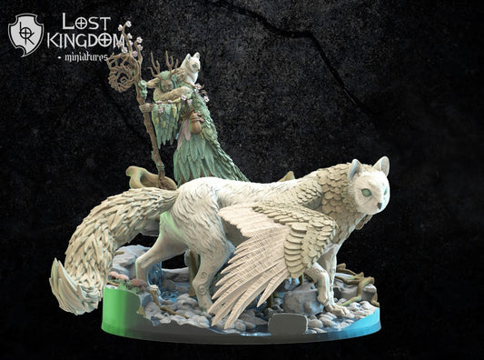 Saori, Anciont Druid with Nekokuro