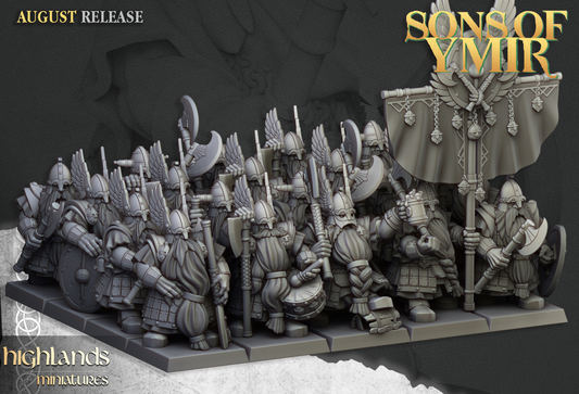 Dwarf Veterans With Shields