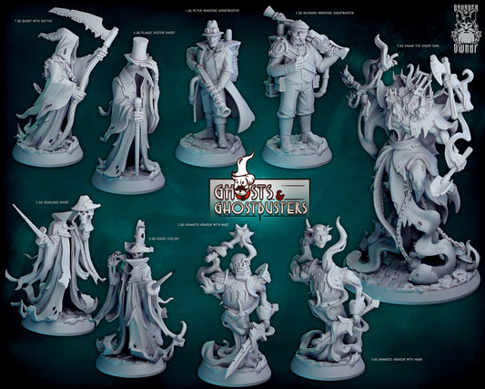 Ghosts & Ghostbusters Full Set