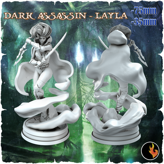 Layla, Dark Elf Assassin
