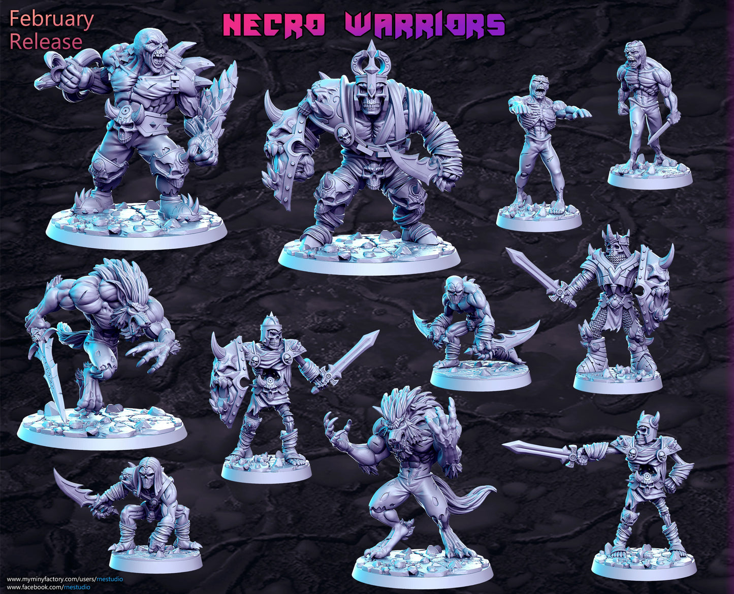 Necro Warriors Full Set [11 Models]
