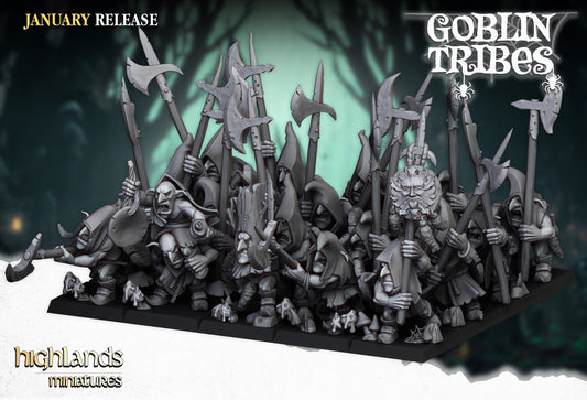 Swamp Goblins with Pikes/Hand Weapons