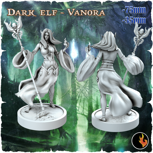 Vanora, Dark Elf Sorceress