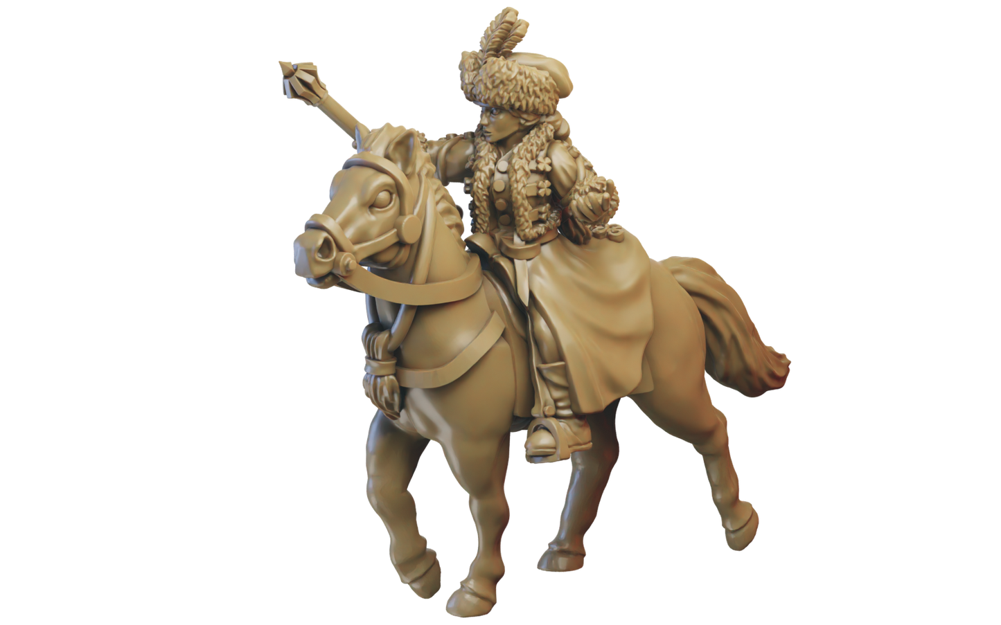 Mounted Sorceress